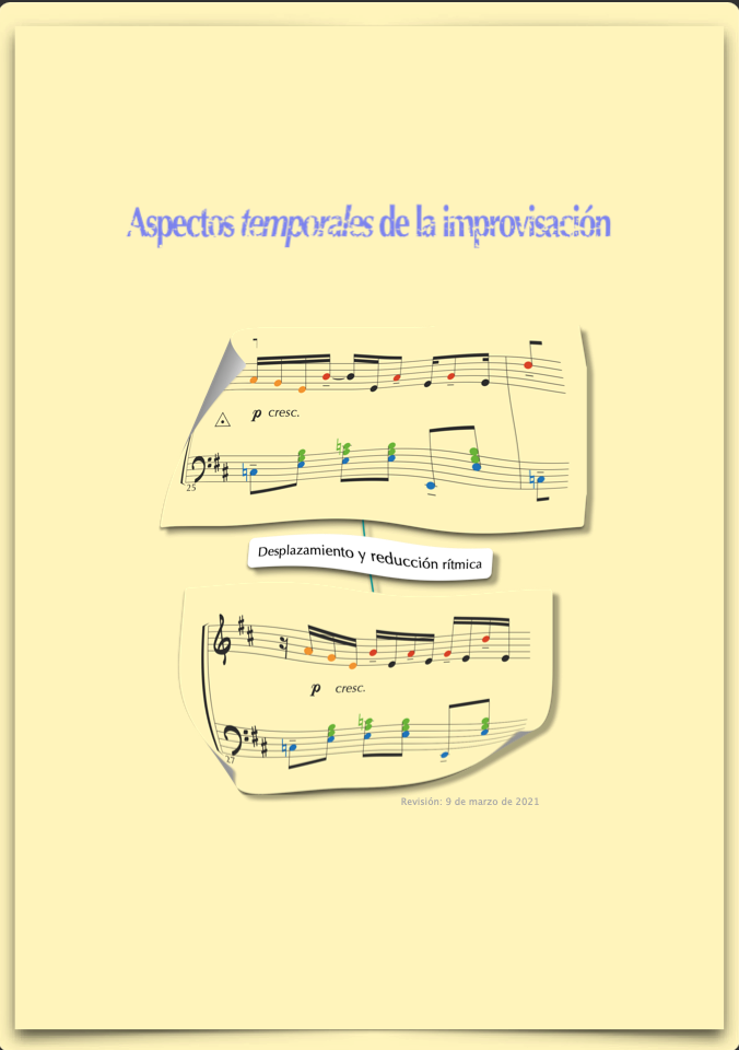 Aspectos temporales de la improvisación